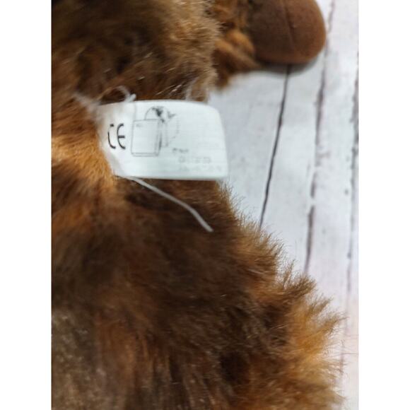 Moose laying down stuffed animal plush realistic - Picture 7 of 8